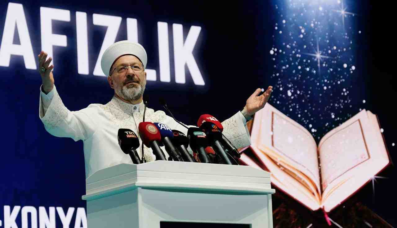 Diyanet İşleri Başkanı Ali Erbaş, Konya İl Müftülüğü’nün düzenlediği Hafızlık