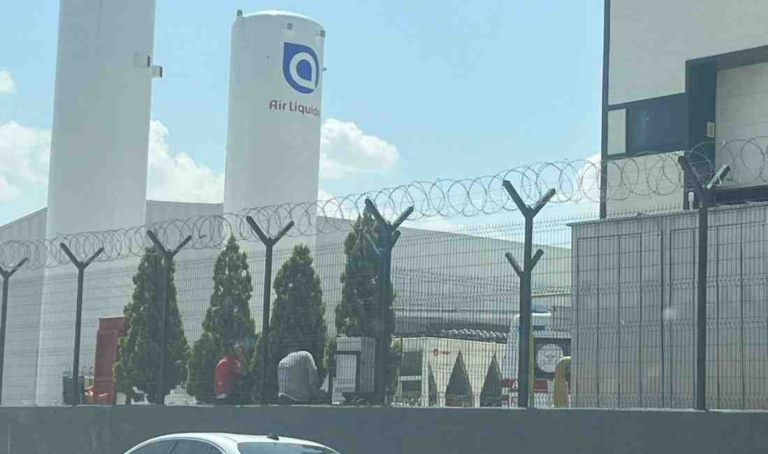 Ankara’nın Polatlı ilçesindeki Organize Sanayi Bölgesi’nde bulunan bir lityum fabrikasında