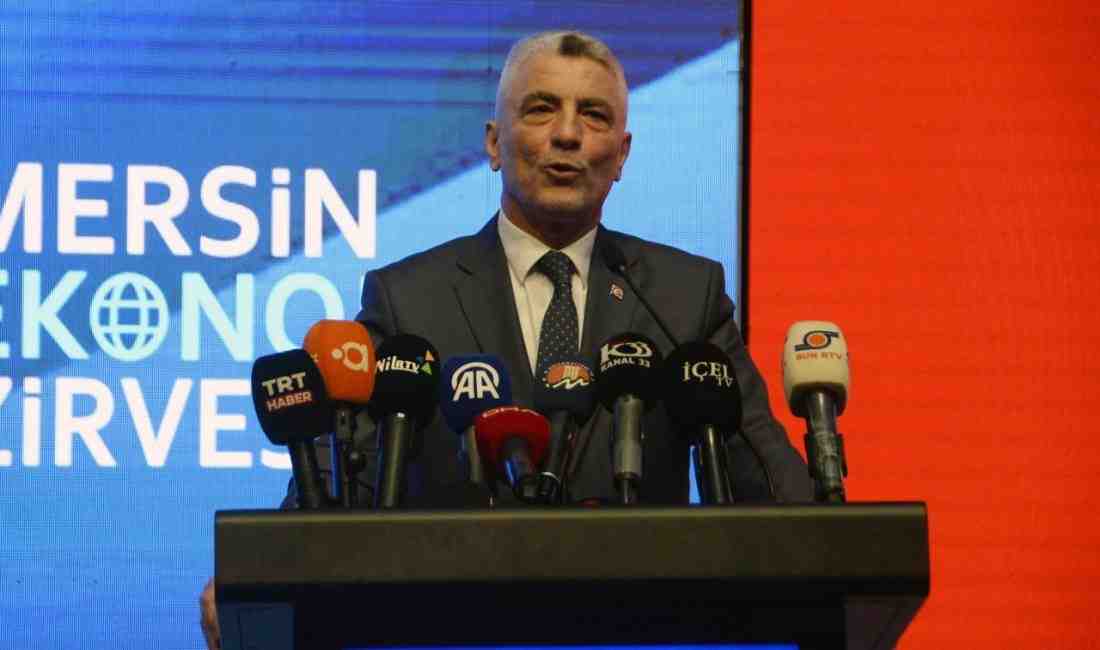 Ticaret Bakanı Mersin Ekonomi Zirvesi’nde Konuştu Ticaret Bakanı Ömer Bolat,