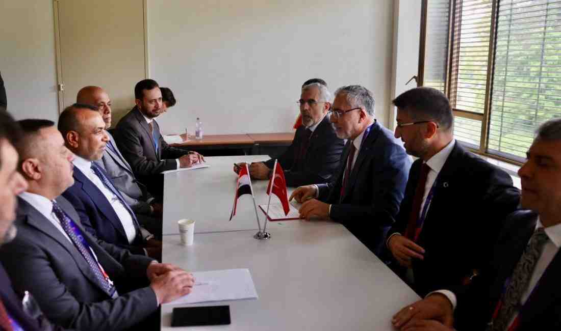 Cenevre’de İkili Görüşme Çalışma ve Sosyal Güvenlik Bakanı Vedat Işıkhan,