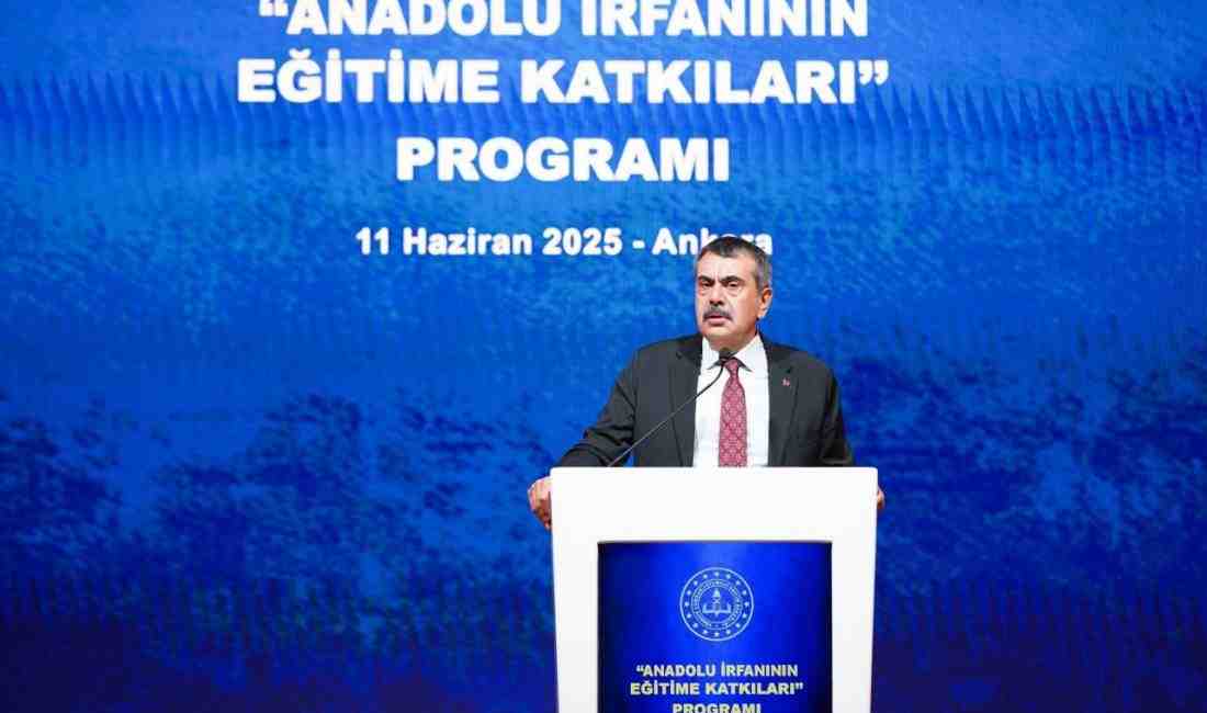 Milli Eğitim Bakanı Yusuf Tekin, Türkiye Yüzyılı Maarif Modeli kapsamında