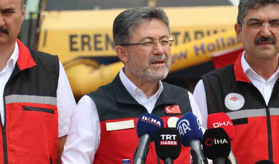 Tarım ve Orman Bakanı İbrahim Yumaklı, Batman’da düzenlenen buğday hasadı