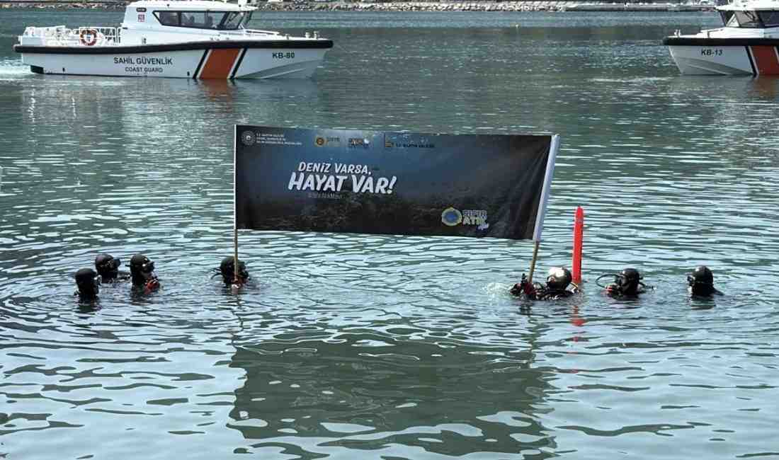 Amasra’da Deniz Temizliği Etkinliği: Denizden Araç Lastiği ve Florasan Lamba