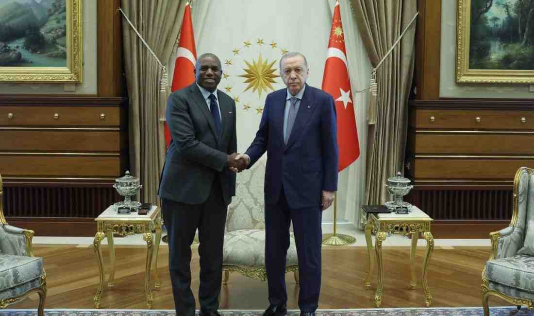 Görüşme Cumhurbaşkanlığı Külliyesi’nde GerçekleştiCumhurbaşkanı Recep Tayyip Erdoğan, Birleşik Krallık Dışişleri,