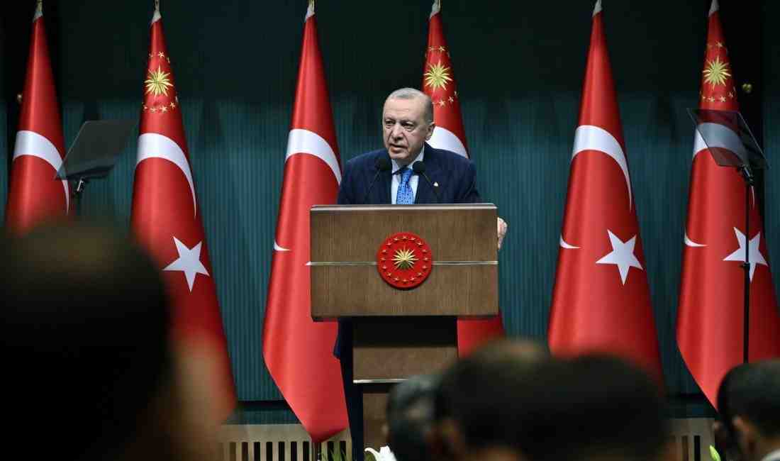 Cumhurbaşkanı Recep Tayyip Erdoğan, Kabine Toplantısı sonrasında yaptığı açıklamada, Türkiye’nin