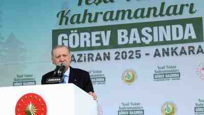 Etimesgut’ta “Yeşil Vatan Kahramanları” Uğurlandı Cumhurbaşkanı Recep Tayyip Erdoğan, Ankara