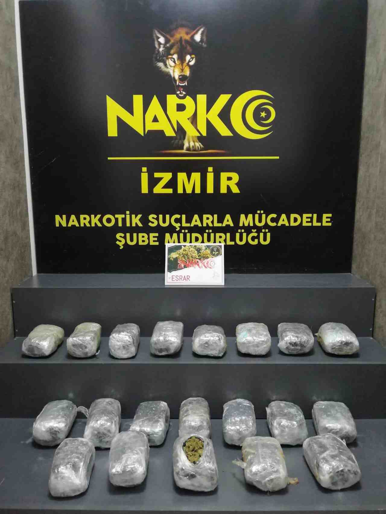 Karşıyaka’da Durdurulan Araçtan Kilolarca Esrar Çıktıİzmir’in Karşıyaka ilçesinde polisin şüphe