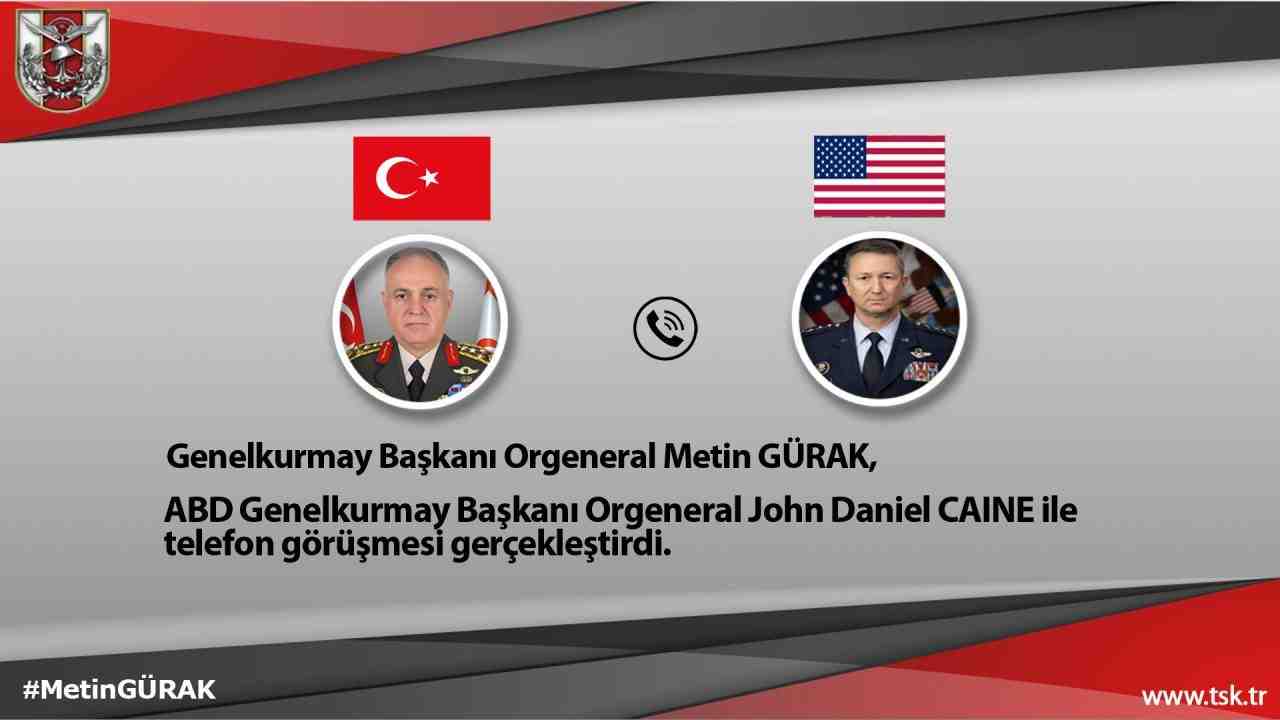 Genelkurmay Başkanı Orgeneral Metin Gürak, Amerika Birleşik Devletleri Genelkurmay Başkanı