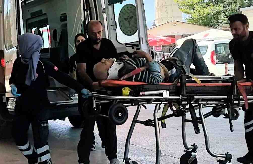 Bursa’nın İnegöl ilçesinde bir site inşaatında çalışan Abdullah K. (56),