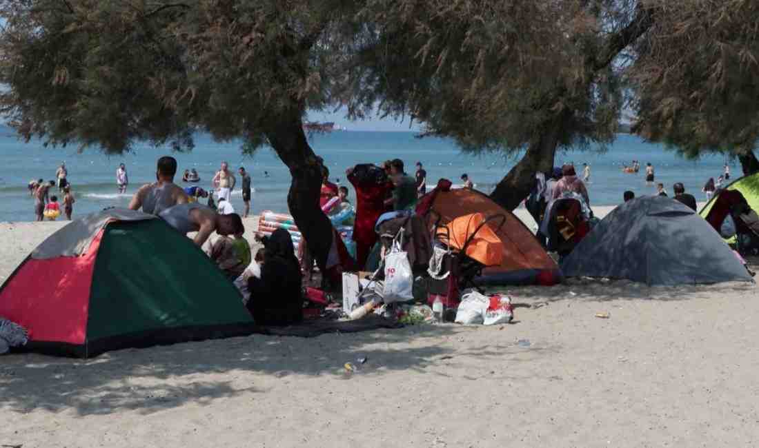 Bayram Tatilinde Plaj Keyfi Kurban Bayramı’nın üçüncü gününde İstanbul’da kalan