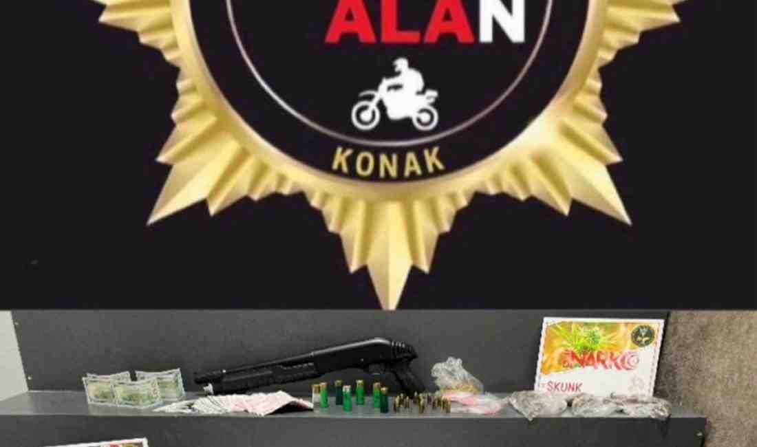 Konak’ta Narko Alan Timlerinden Eş Zamanlı Operasyon İzmir’in Konak ilçesinde,