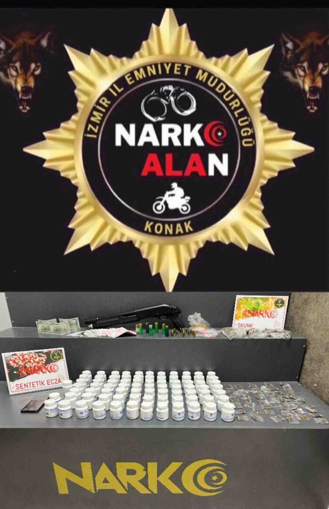 Konak’ta Narko Alan Timlerinden Eş Zamanlı Operasyon İzmir’in Konak ilçesinde,