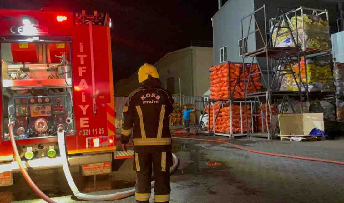 Silo Bölümünde Başlayan Yangın Korkuttu Kayseri Organize Sanayi Bölgesi’nde (OSB)