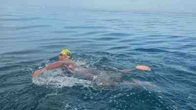Otizmli ultra maraton yüzücüsü Tuna Tunca (22), İngiltere ile Fransa