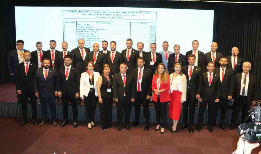 Samsunspor Olağan Genel Kurulu Gerçekleşti Samsunspor Kulübü Derneği Olağan Genel