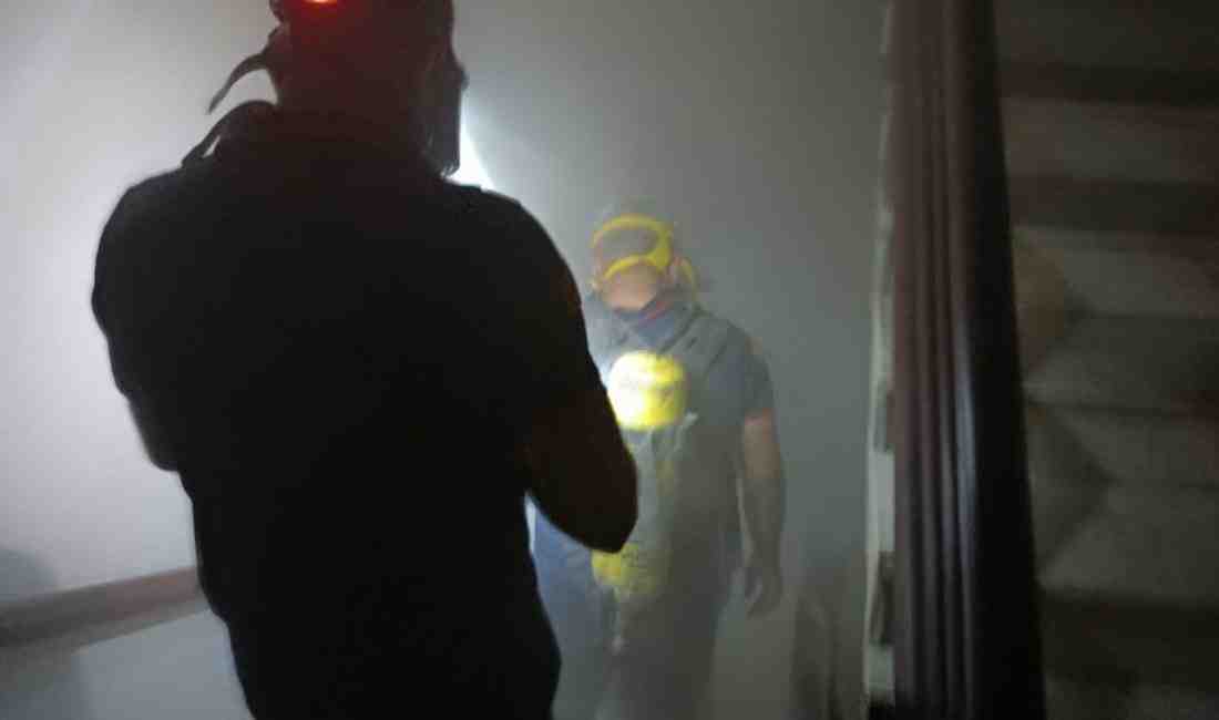 Gece Yarısı Lojmanda Panik Dolu AnlarSiirt’in Kurtalan ilçesine bağlı Tekel