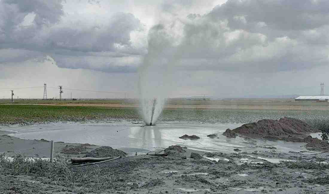 Aksaray’da Sondaj Kuyusundan Karbondioksit Gazı ve Su Fışkırdı Aksaray’ın Kutlu