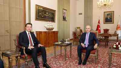 Türkiye Büyük Millet Meclisi (TBMM) Başkanı Numan Kurtulmuş, Saadet Partisi