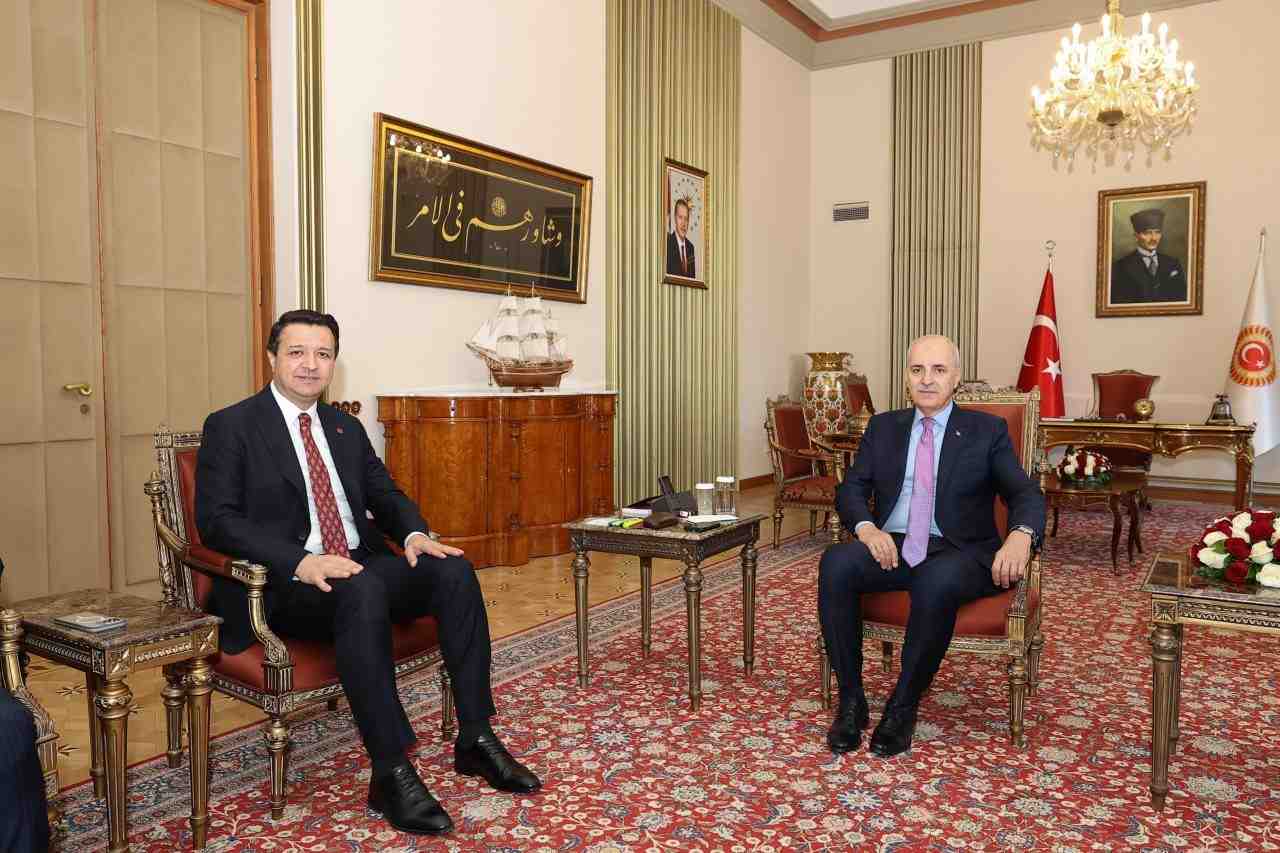 Türkiye Büyük Millet Meclisi (TBMM) Başkanı Numan Kurtulmuş, Saadet Partisi
