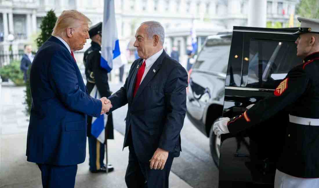 ABD Başkanı Donald Trump, İsrail Başbakanı Binyamin Netanyahu ile gerçekleştirdiği