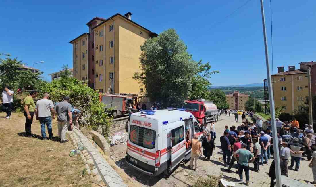 Velioğlu Mahallesi’nde Korkutan PatlamaZonguldak’ın Çaycuma ilçesi Velioğlu Mahallesi Afet Evleri