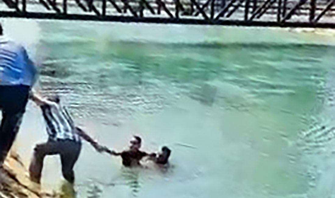 Adana’da sulama kanalına giren çocuk boğuluyordu, inşaat işçisi kurtardı 12 yaşındaki H.A. sıcak havadan bunalıp sulama kanalına girince boğulma