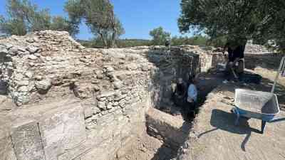 Apollon Smintheus Kutsal Alanı’ndaki Kazılarda Yeni BulgularÇanakkale’nin Ayvacık ilçesine bağlı
