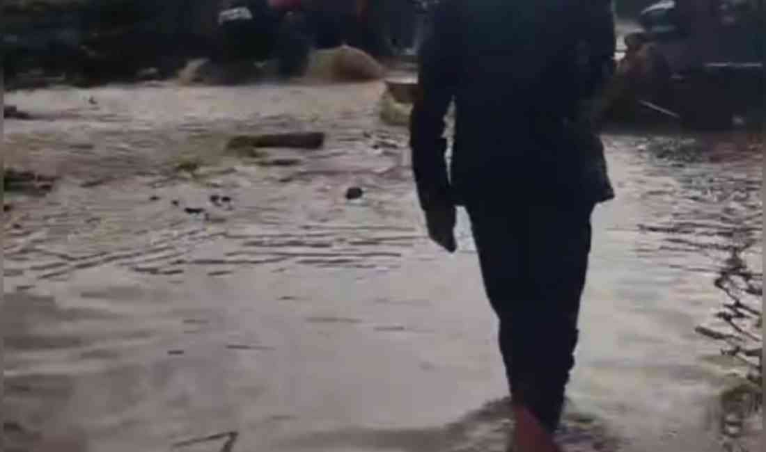 Bir Saatlik Sağanak Felakete Yol Açtı Ardahan’ın Göle ilçesine bağlı