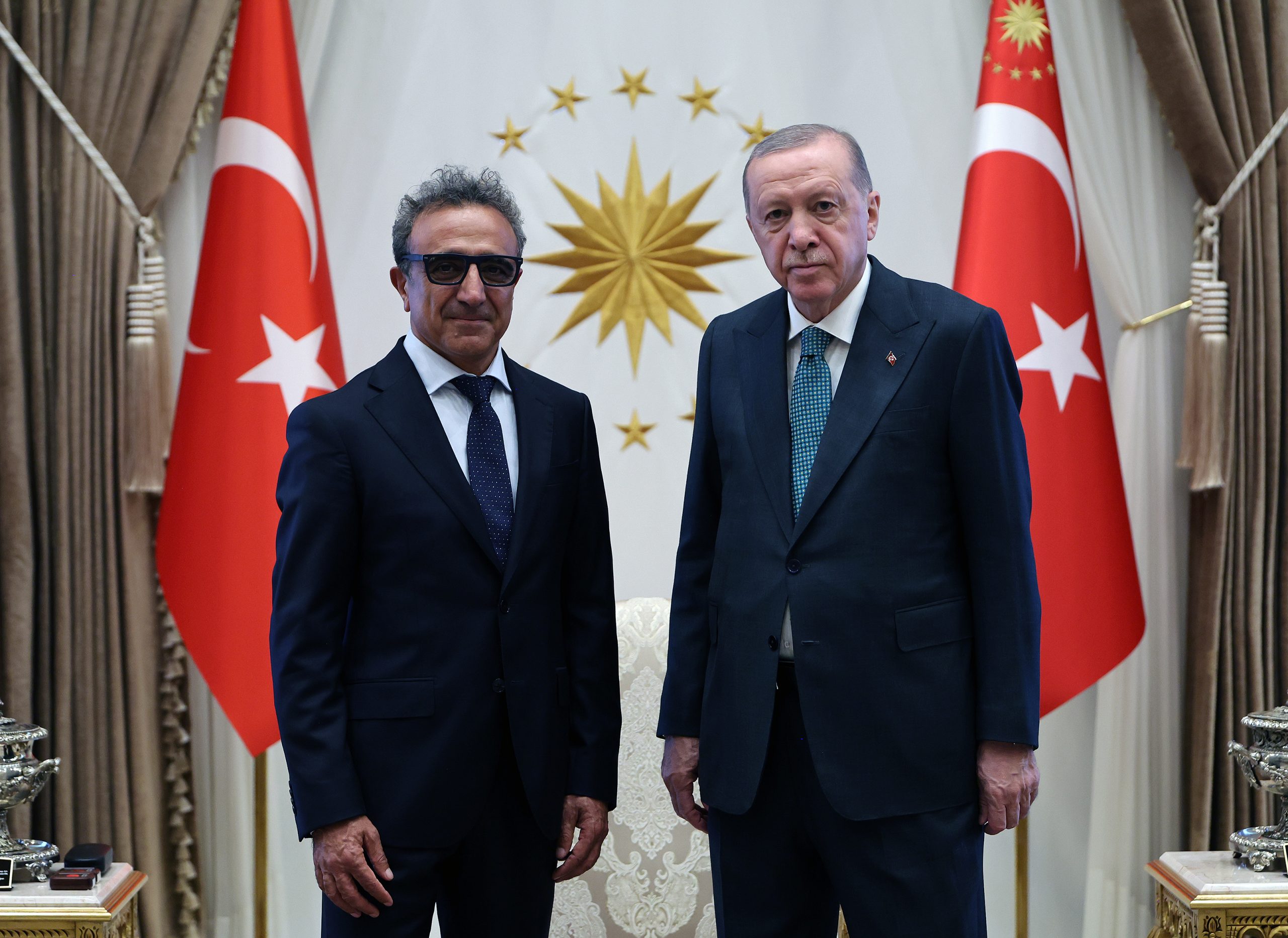Cumhurbaşkanı Erdoğan, Hamdi Ulukaya ile GörüştüCumhurbaşkanı Recep Tayyip Erdoğan, Chobani
