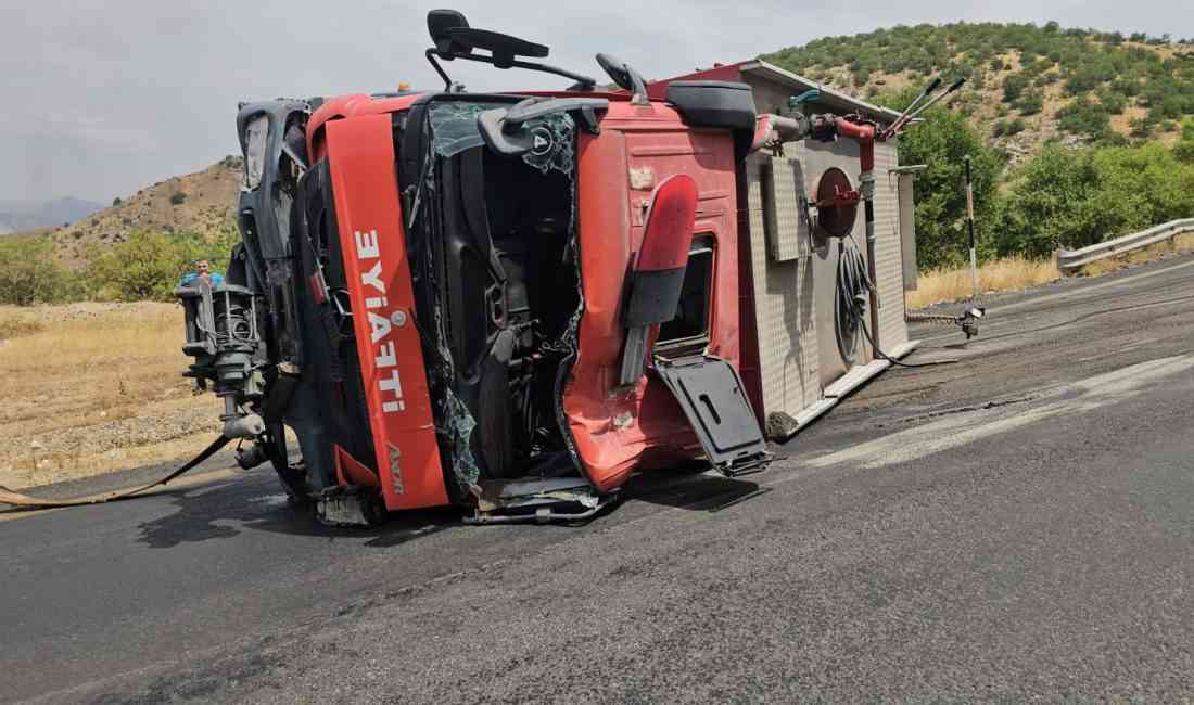 Görev Başında Feci KazaDiyarbakır’ın Ergani ilçesinde örtü yangınına müdahaleye giden