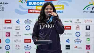 Kuzey Makedonya’nın Üsküp kentinde düzenlenen 2025 Avrupa Gençlik Olimpik Yaz