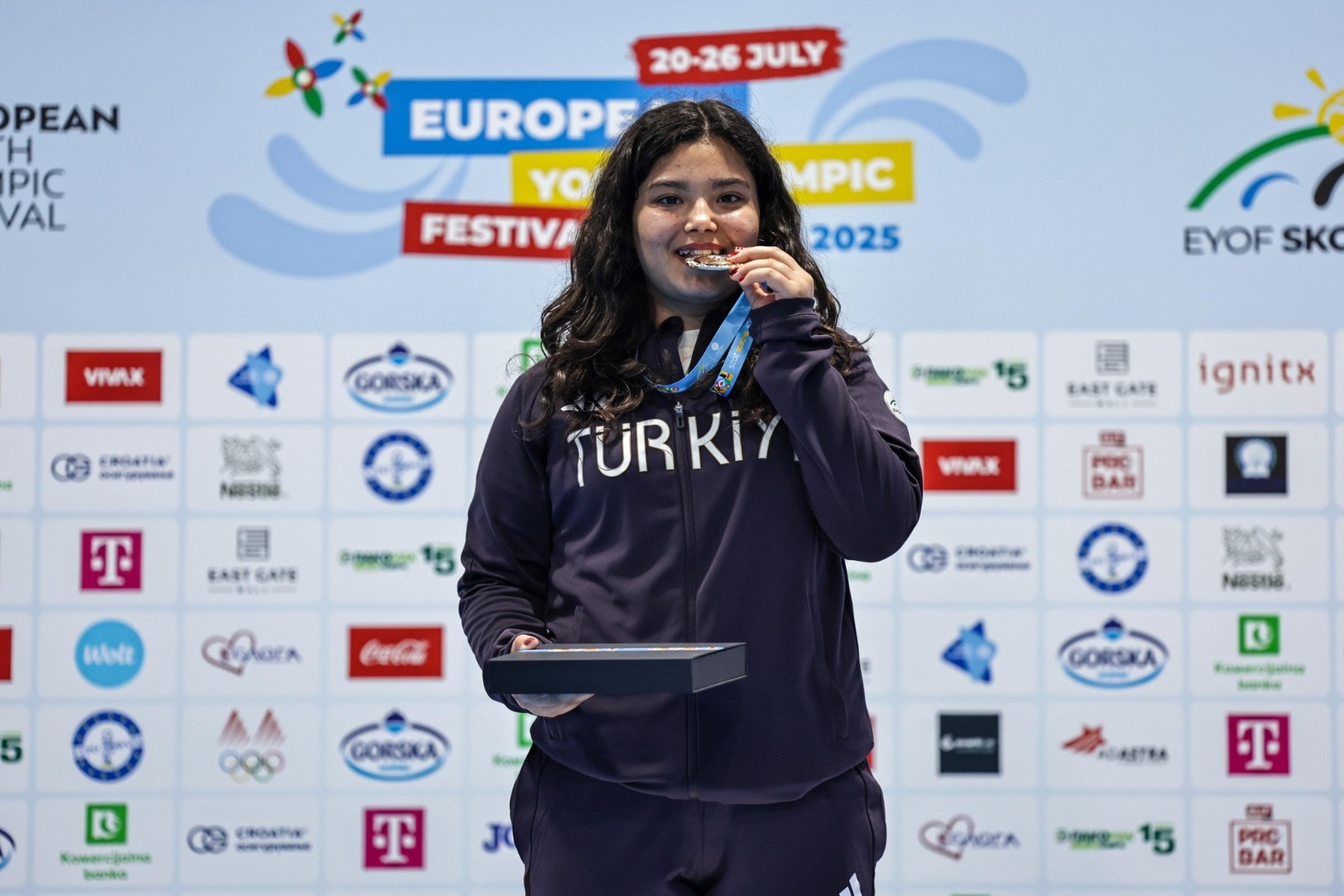 Kuzey Makedonya’nın Üsküp kentinde düzenlenen 2025 Avrupa Gençlik Olimpik Yaz