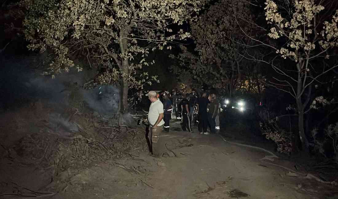 Cumaköy Ormanında 7 Dönüm Alan YandıKocaeli’nin Gebze ilçesi Cumaköy Mahallesi’nde