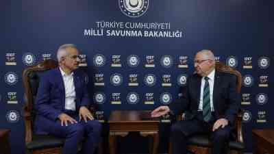 Milli Savunma Bakanı Yaşar Güler, Ulaştırma ve Altyapı Bakanı Abdulkadir