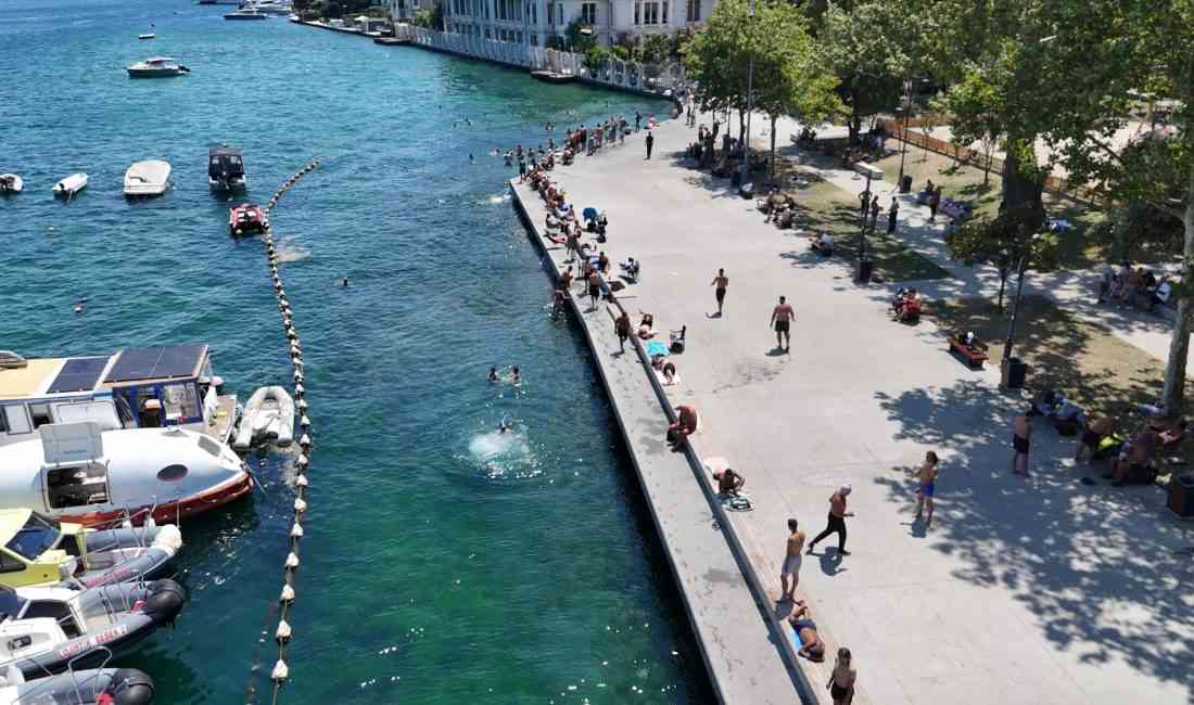 35 Dereceyi Aşan Sıcaklık Sahillere Akın Ettirdi İstanbul’da hava sıcaklığının