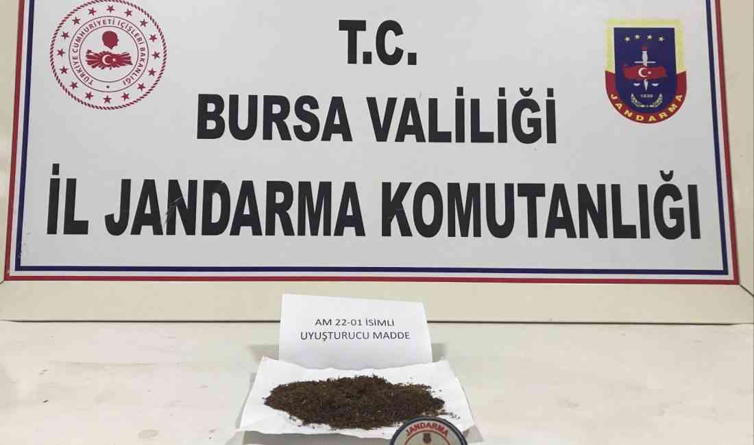 Bursa’nın İnegöl ilçesinde jandarma ekiplerinin düzenlediği operasyonda, hakkında şüphe oluşan