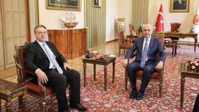 Kurtulmuş ve Ossowski Görüşmesi Gerçekleşti Türkiye Büyük Millet Meclisi (TBMM)
