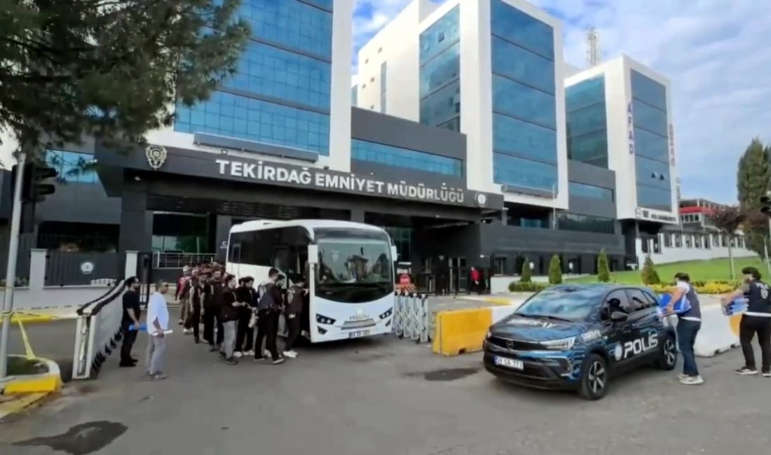 Tekirdağ merkezli 9 ilde düzenlenen geniş çaplı operasyonla, internet üzerinden