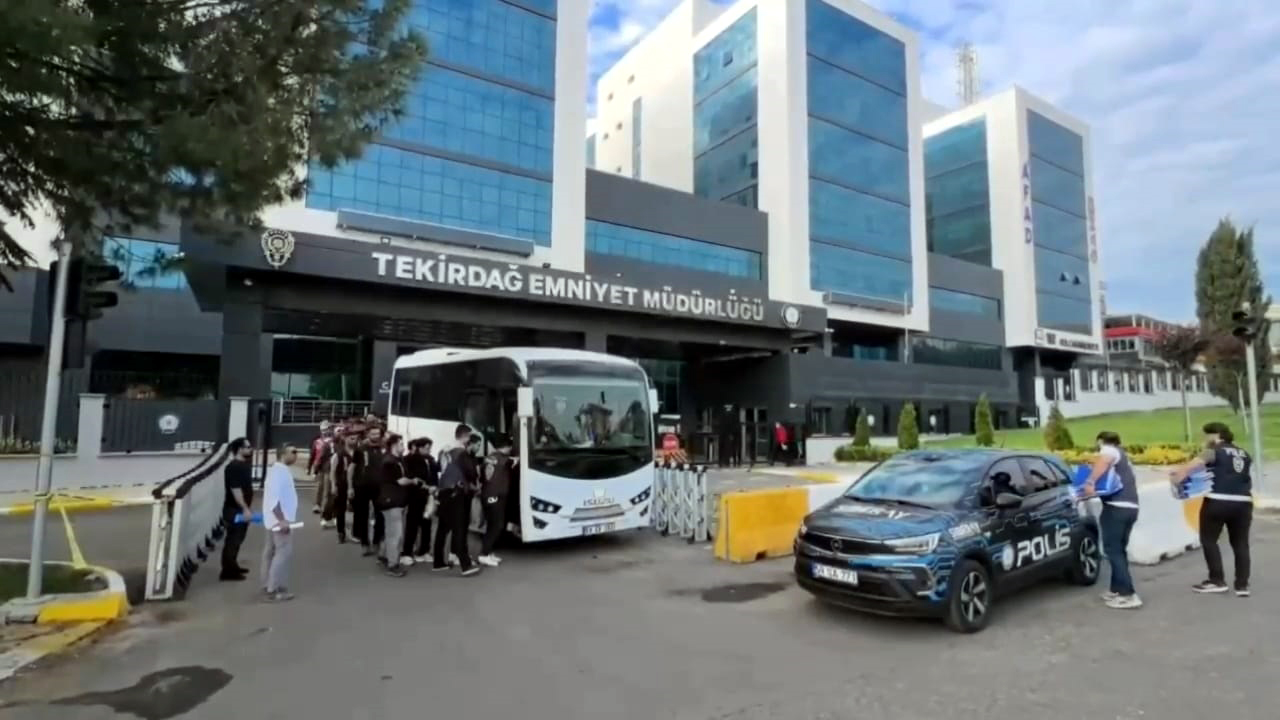 Tekirdağ merkezli 9 ilde düzenlenen geniş çaplı operasyonla, internet üzerinden