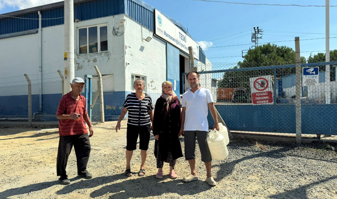 Tekirdağ’da yaklaşık bir aydır süren su kesintileri, özellikle Marmaraereğlisi ilçesinde
