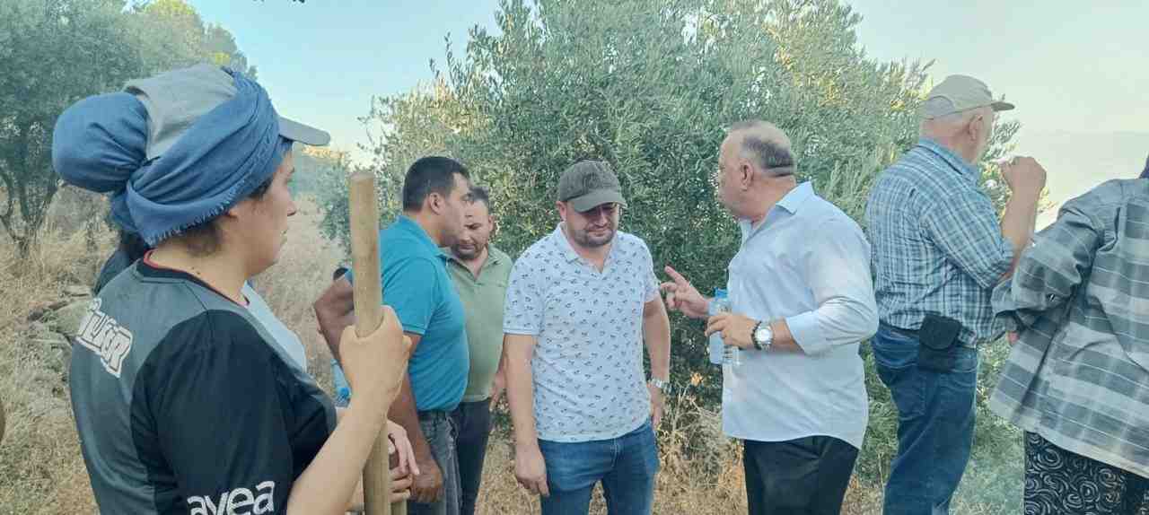 Kamışlar ve Kakalan mahalleleri arasında çıkan yangın yayılmadan kontrol altına