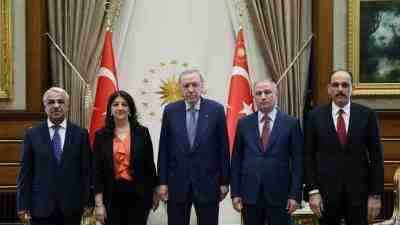 Pervin Buldan ve Mithat Sancar, Külliye’de Görüşmeye Katıldı Ankara –