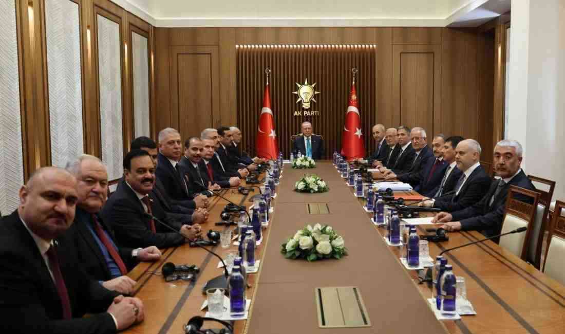 Görüşme AK Parti Genel Merkezi’nde Gerçekleşti Cumhurbaşkanı Recep Tayyip Erdoğan,