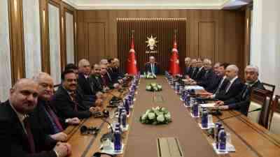 Görüşme AK Parti Genel Merkezi’nde Gerçekleşti Cumhurbaşkanı Recep Tayyip Erdoğan,