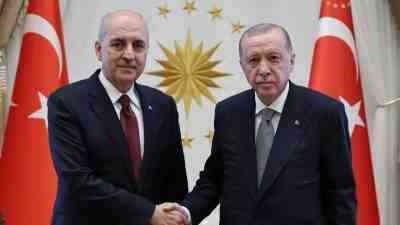 Cumhurbaşkanı Recep Tayyip Erdoğan, Türkiye Büyük Millet Meclisi (TBMM) Başkanı