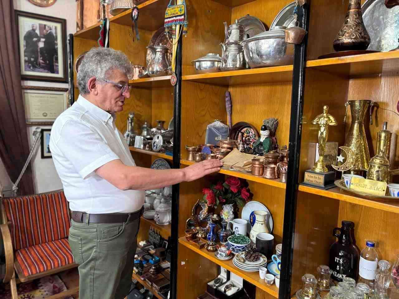 Ankara’nın Elmadağ ilçesinde iş insanı Dinçer Atakan, dedesi Hancı Ali