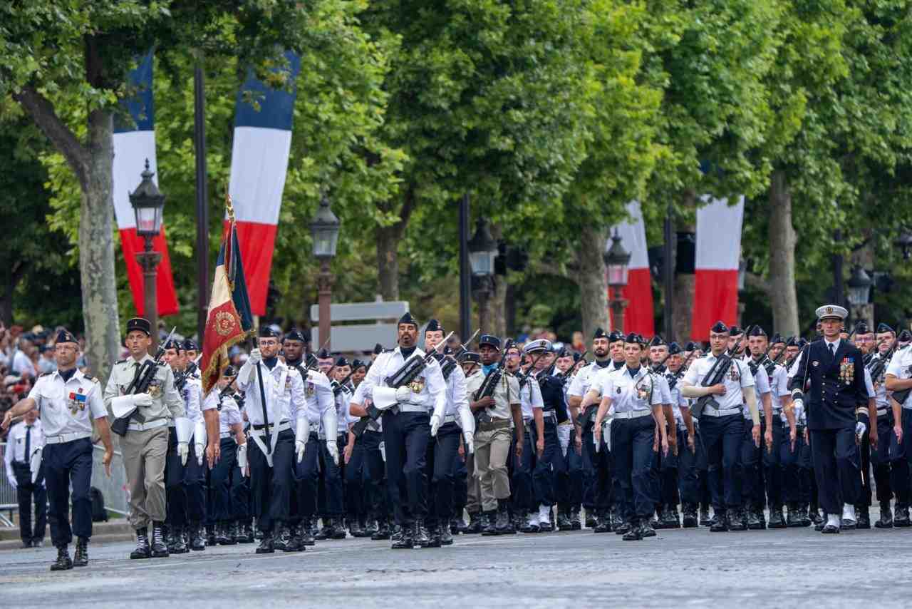 Fransa’nın ulusal bayramı olan Bastille Günü, başkent Paris’te büyük bir
