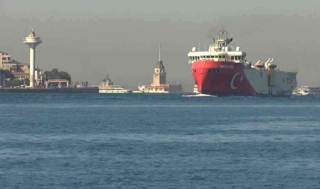 Türkiye’nin önemli sismik araştırma gemilerinden Oruç Reis, ilk kıtalar arası