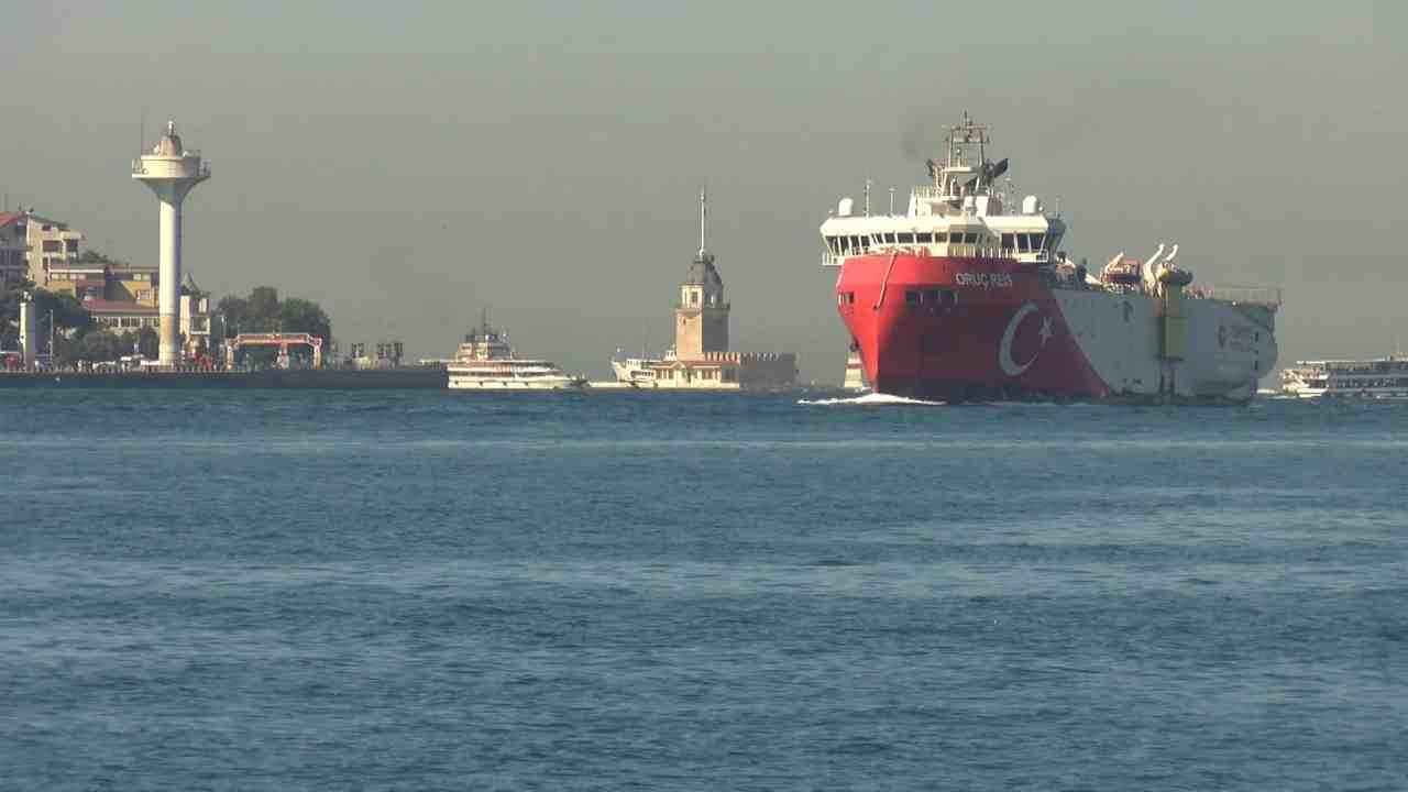 Türkiye’nin önemli sismik araştırma gemilerinden Oruç Reis, ilk kıtalar arası