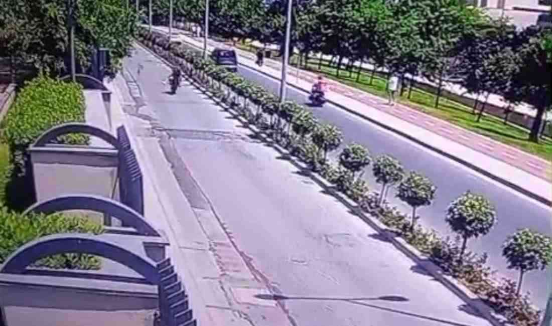 İstanbul’un Sarıyer ilçesinde, motosikletle tek tekerlek üzerinde ilerleyen 17 yaşındaki